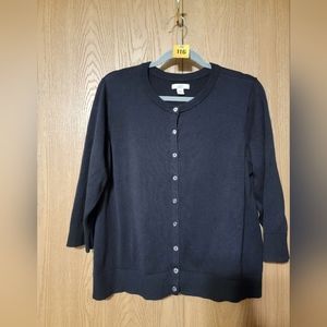 Croft&Barrow XXL Black Sweater Like New